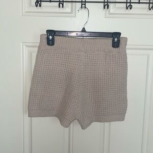 SINCERELY JULES Beige/Tan soft shorts Size S
